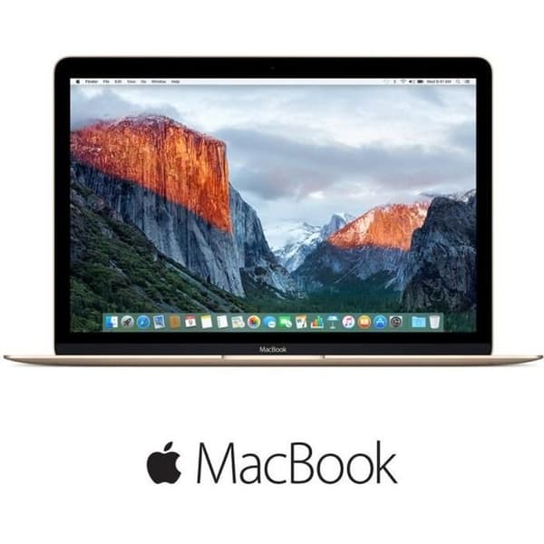 Apple MacBook MLHE2FN/A - 12" Retina - 8GB RAM - OS X El Capitan - Intel Core m3 - 256GB hårddisk - Guld- USED