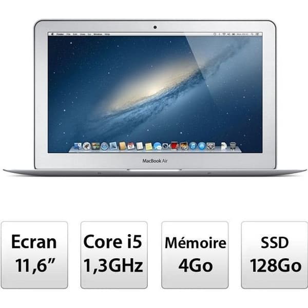Apple MacBook Air 11" (MD711F/A)- REFURBISHED Gjuten aluminium