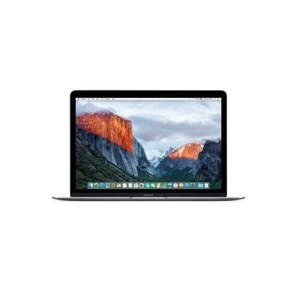 APPLE MacBook Retina 12" 2017 m3 - 1,2 Ghz - 8 GB RAM - 256 GB SSD - Space Grey - Renoverad - Utmärkt skick- REFURBISHED