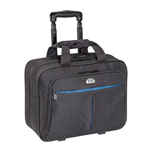 PEDEA Business Trolley "Premium Air" bärbar vagnfodral upp till 17,3 tum (43,9 cm) med övernattningsfack, svart
