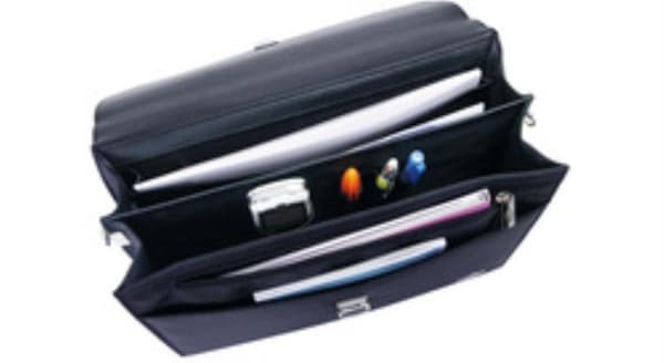 Wedo Ladies Flap-Over Briefcase notesbogstaske Dametaske Sort