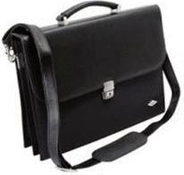 Wedo Ladies Flap-Over Briefcase notesbogstaske Dametaske Sort