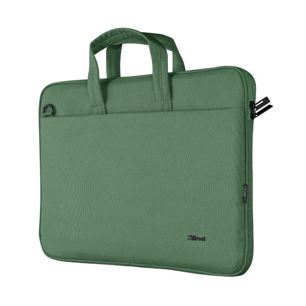 Trust Bologna Laptoptaske - Miljøvenlig Øko - Genbrugsmateriale - 16 tommer - Grøn