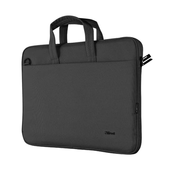 Trust Bologna Laptoptaske - Miljøvenlig Øko - Genbrugsmateriale - 16 tommer - Sort