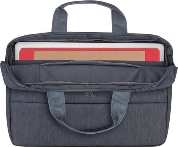 Rivacase 7522 notesbogstaske 35,6 cm (14") mappe grå