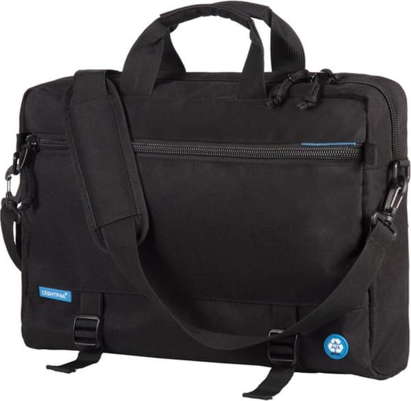 Lightpack Multi 3 i 1 väska RPET svart - laptop - ryggsäck och axelväska