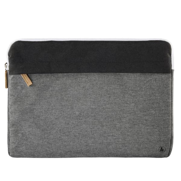 Hama Florence Laptop Sleeve, upp till 34 cm (13,3"), svart/grå