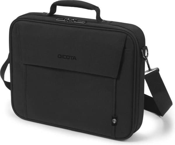 Dicota kannettavan tietokoneen laukku Eco Multi BASE Soveltuu enintään (kannettava): 39,6 cm (15,6) Musta