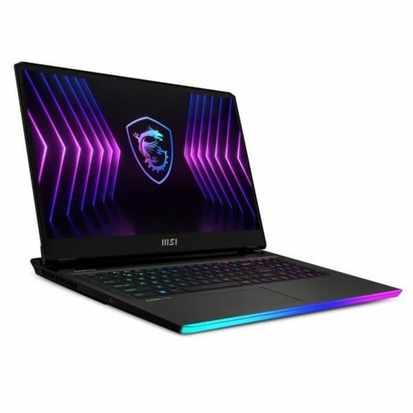 Notebook MSI Raider GE77HX 12UHS-051FR I9-12900HX 32 GB RAM Musta 17,3" 1 TB SSD Azerty Ranska AZERTY. Size-42