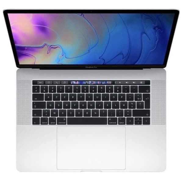 MacBook Pro Touch Bar 15" i7 2,6 Ghz 16 GB RAM 256 GB SSD Silver (2019) - Renoverad - Bra skick- REFURBISHED