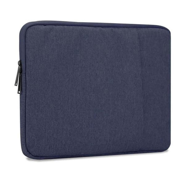 Kannettavan tietokoneen / Tablet Protection Bag 15,6 tuuman Läppärilaukku tapauksessa kangas sametti sisävuori ja osasto Anti-Scratch vetoketju