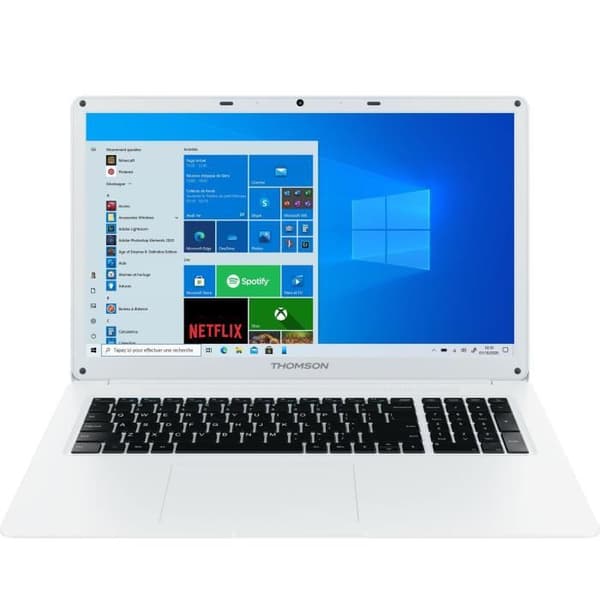 Bärbar PC - THOMSON NEO17 - 17,3" HD - Intel Celeron - 4 GB RAM - 128 GB SSD-lagring - Windows 10 - AZERTY Silver