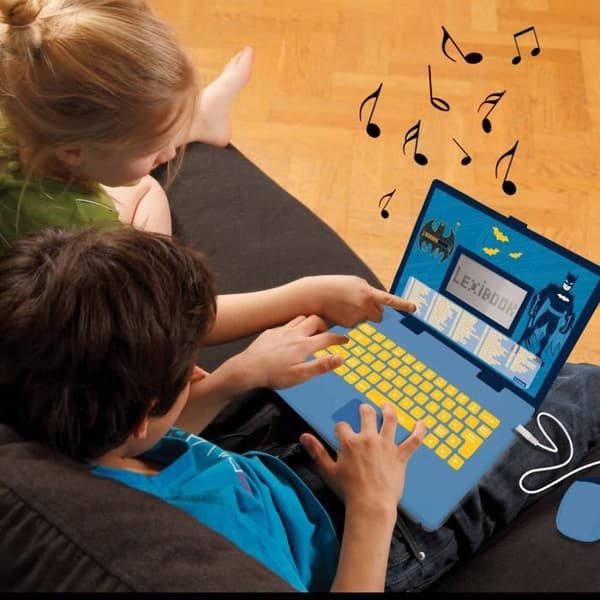 Batman pedagogisk laptop - LEXIBOOK - 124 aktiviteter - Franska/engelska