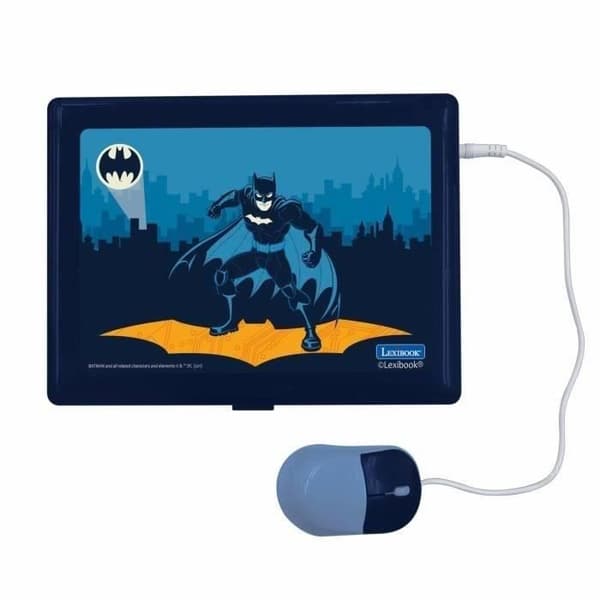 Batman pedagogisk laptop - LEXIBOOK - 124 aktiviteter - Franska/engelska