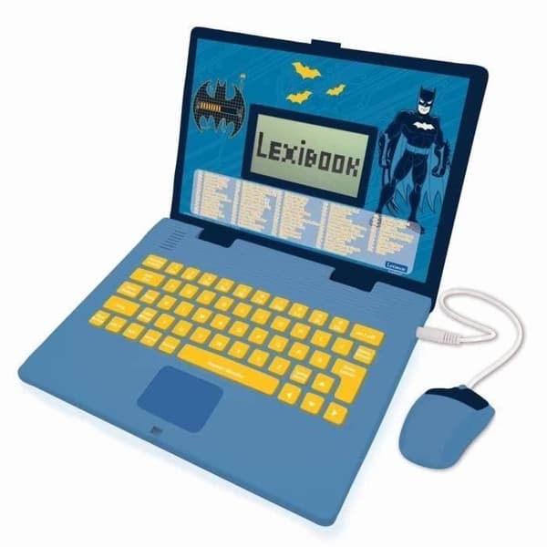 Batman pedagogisk laptop - LEXIBOOK - 124 aktiviteter - Franska/engelska