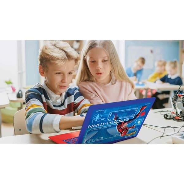 Spider-Man tvåspråkig pedagogisk dator – 130 aktiviteter (franska-engelska) med färgskärm