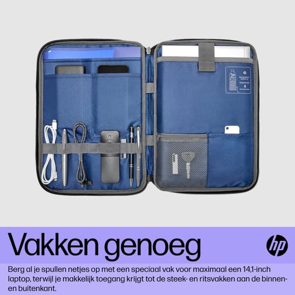 HP Renew Executive - Notebook-fodral - 35,8 cm (14,1") - Svart - för P/N: 5P6P8EA#ABU