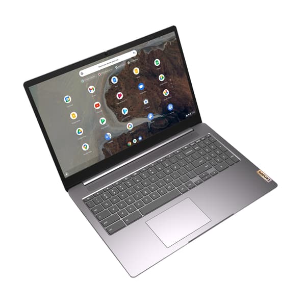 Lenovo IdeaPad 3 Chromebook 82N4002WGE – 15,6" FHD, Intel Pentium N6000, 8 Gt RAM-muistia, 128 Gt eMMC, ChromeOS (82N4002WGE) Harmaa