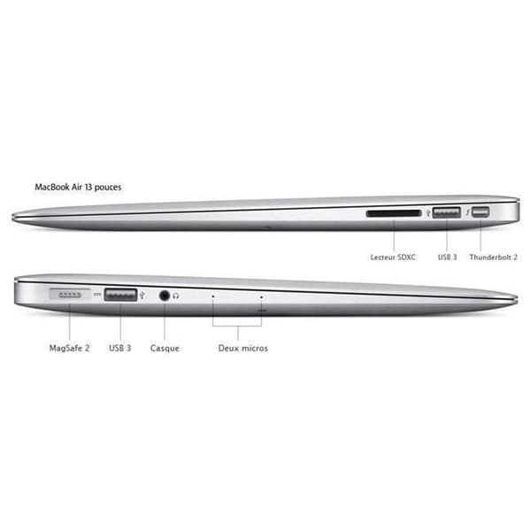 APPLE MacBook Air 13,3" - Intel Core i5 - 8GB RAM - 128GB SSD - 1,6Ghz - QWERTY-tangentbord - Renoverad Bra skick- REFURBISHED