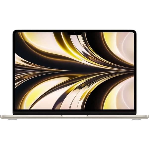 Apple - 13,6" MacBook Air M2 - 8GB RAM - 256GB lagring - Stellar Light - AZERTY - Renoverad - Utmärkt skick- REFURBISHED