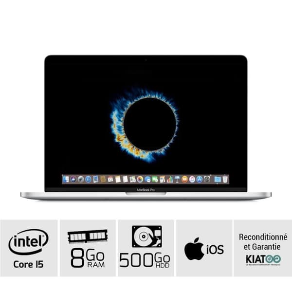 MacBook Pro 13" Grå kärna i5 2,5 GHz 8 GB ram 500 GB- REFURBISHED