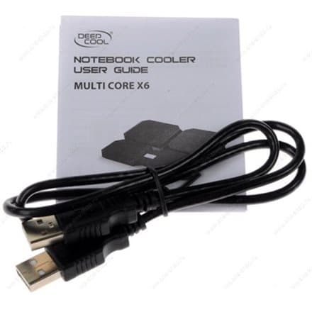 DeepCool MULTI CORE X6 laptop cooling pad 39.6 cm (15.6") Black