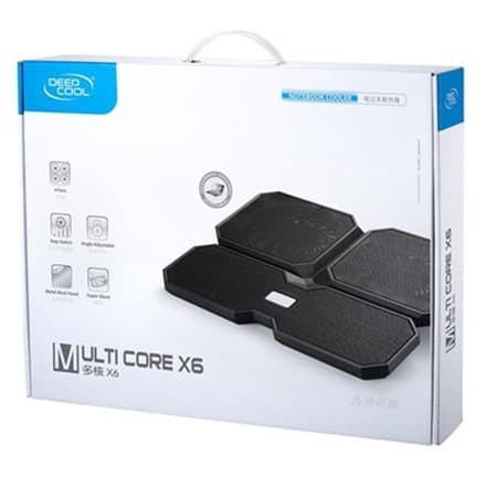 DeepCool MULTI CORE X6 laptop cooling pad 39.6 cm (15.6") Black