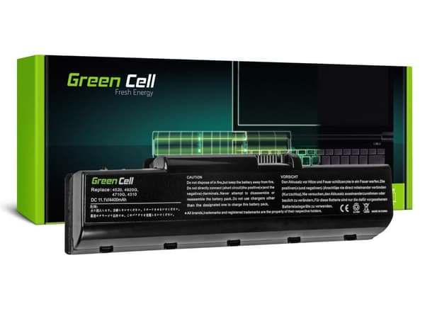 Laptop Battery for Acer Aspire 4310/4520/4710/4920/4930G AS07A41/ASO7A42 GREEN CELL 11.1V/4400mAh