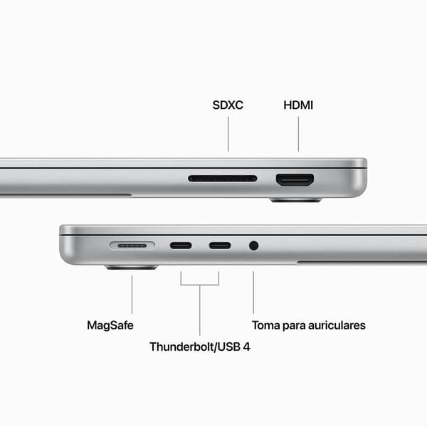 Apple Macbook Pro 14´´ M3 8cpu 10gpu/8gb/1tb Ssd Hopeinen Spanish QWERTY