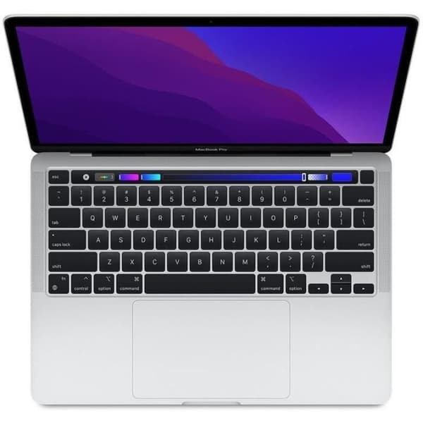 MacBook Pro Touch Bar 13" 2020 Apple M1 3.2 Ghz 8 GB 256 GB SSD Silver - Renoverad - Mycket bra skick- REFURBISHED