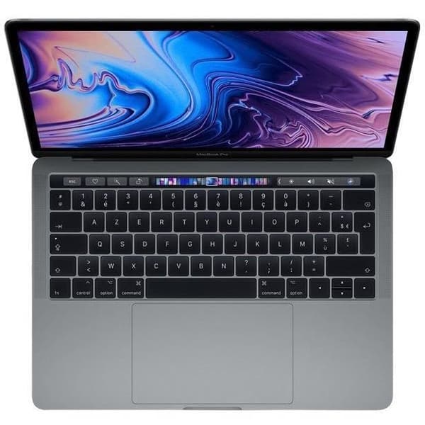 MacBook Pro Touch Bar 13" 2018 Core i7 2,7 Ghz 8 GB 512 GB SSD Space Grey - Renoverad - Utmärkt skick- REFURBISHED