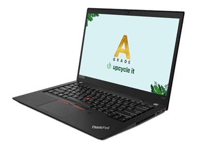 Refurbished Lenovo ThinkPad T490s - Condition: Grade A Svart
