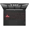 Miniatyrbillede 8 af 9: Asus Gaming Bærbar Computer Tuf A15 Fa507nu-lp045 15.6´´ R7-7735hs/16gb/512gb Ssd/rtx 4050 Grå Spanish QWERTY
