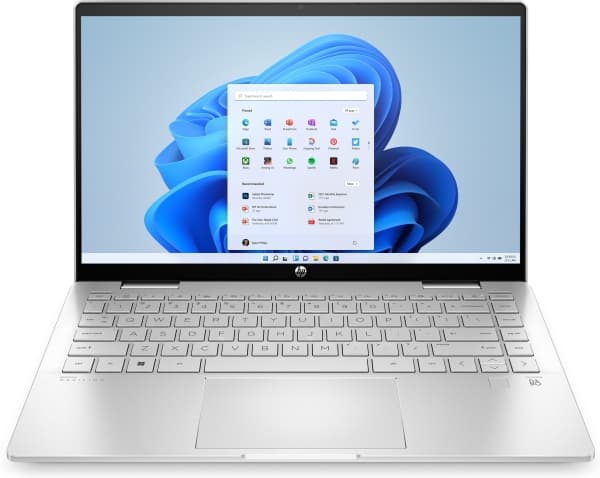 HP Pavilion x360 14-ek1007no, Intel® Core™ i5, 35,6 cm (14"), 1920 x 1080 piksler, 8 GB, 512 GB, Windows 11 Home Sølv