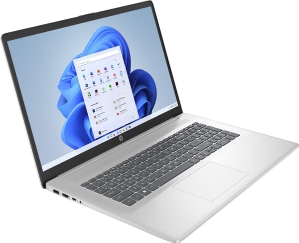 HP 17-cp2011no, AMD Ryzen™ 5, 43,9 cm (17.3"), 1920 x 1080 piksler, 8 GB, 512 GB, Windows 11 Home