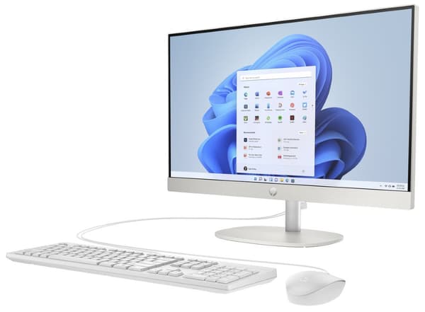 HP 24-cr0002nc/ AiO/ Ryzen 5 7520U/ 16GB DDR5/ 512GB SSD/ Radeon™ Integrated/ 23,8" FHD,matný/ W11H/ kbd+myš/ bílý