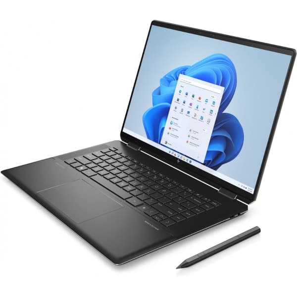 HP Spectre x360 16-f2010no 16" 4K+ Touch i7-13 32GB 1TB SSD A370M Win 11 Pro Nightfall Black demo