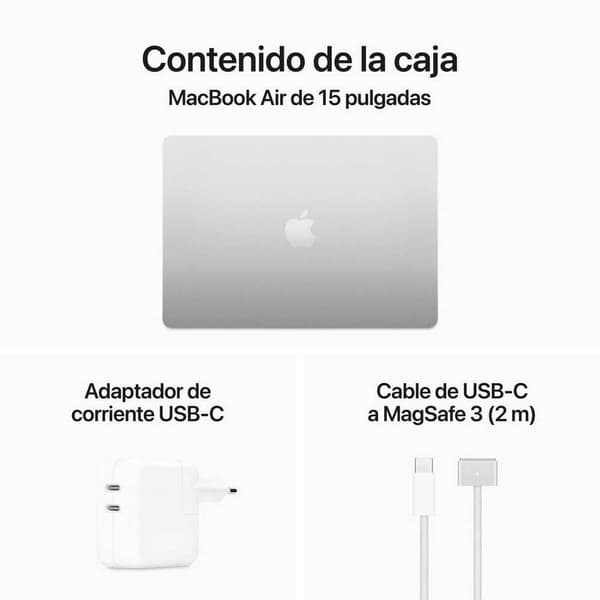 Apple Macbook Air 15´´ M3 8cpu 10gpu/8gb/256gb Ssd  Spanish QWERTY