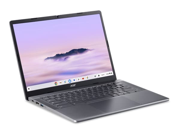 Acer Chromebook Plus 514 CBE574-1T - AMD Ryzen 3 - 7320C / upp till 4.1 GHz - Chrome OS - Radeon 610M - 8 GB RAM - 128 GB SSD - 14" IPS pekskärm 1920