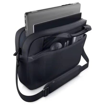 Dell | Passer op til størrelse 15,6"" | Ecoloop Pro Slim dokumentmappe | Kuffert | Sort | Skulderrem | Vandtæt
