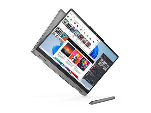 Lenovo IdeaPad 5 2-in-1 14AHP9 83DR - Flip design - AMD Ryzen 7 - 8845HS / jopa 5,1 GHz - Win 11 Home - Radeon 780M - 16 GB RAM - 1 TB SSD NVMe - 14"