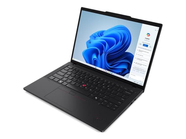 Lenovo ThinkPad T14 Gen 5 21ML - 180° saranamuotoilu - Intel Core Ultra 7 - 155U / jopa 4,8 GHz - Win 11 Pro - Intel Graphics - 16GB RAM - 512GB SSD musta