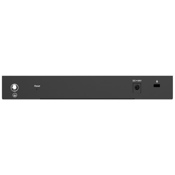 RUIJIE RG-ES210GC-LP, 10-PORTAR GIGABIT SMART MOLNHANTERAD POE-SWITCH Svart