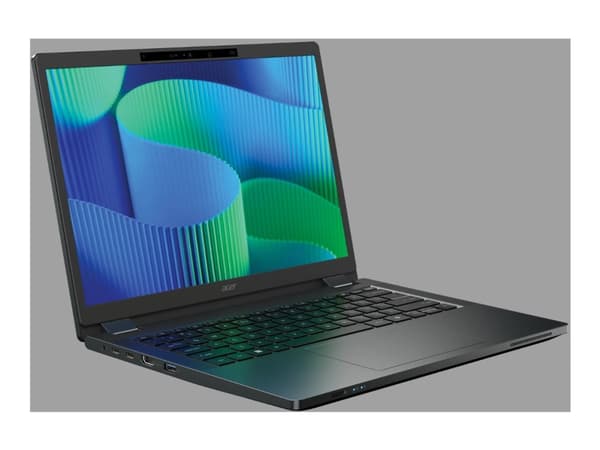 Acer TravelMate P4 14 TMP414-53-G2-TCO - 180-graders hengseldesign - Intel Core 7 - 150U / inntil 5.4 GHz - Win 11 Pro - Intel Graphics - 32 GB RAM -