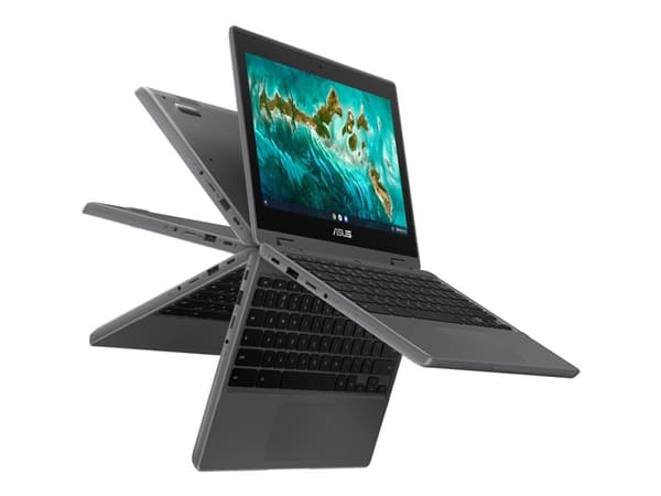 ASUS Chromebook Flip CR1 CR1100FKA-BP0052 - Flipputformning - Intel Celeron - N4500 / upp till 2.8 GHz - Chrome OS - UHD Graphics - 4 GB RAM - 64 GB