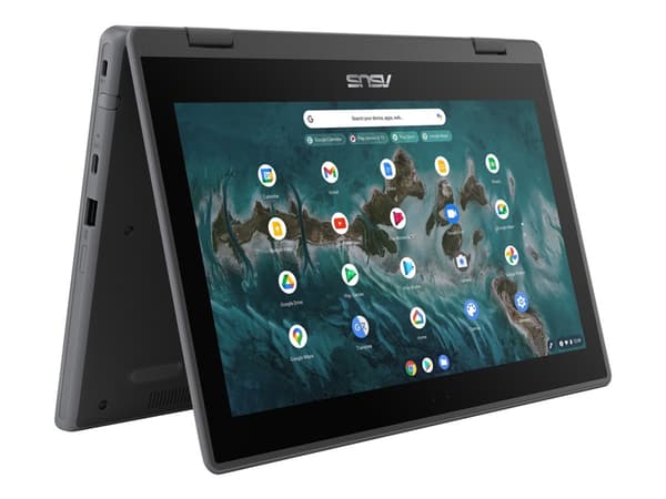 ASUS Chromebook Flip CR1 CR1100FKA-BP0052 - Flipputformning - Intel Celeron - N4500 / upp till 2.8 GHz - Chrome OS - UHD Graphics - 4 GB RAM - 64 GB