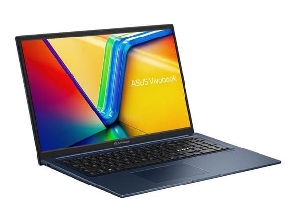 ASUS X1704ZA-AU251W Intel Core i7-1255U 17.3p 16GB 512GB PCIE G4 SSD Intel Iris Xe Graphics W11H trådbunden väska + mus 2 år BLÅ