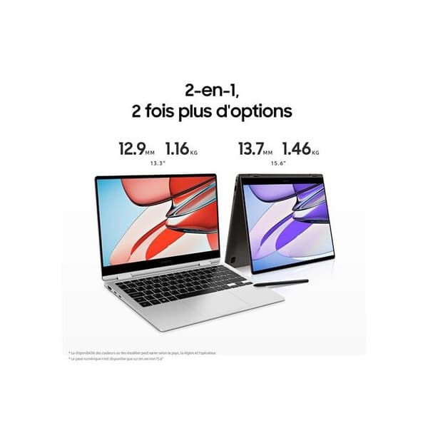 PC Bärbar - Samsung - Galaxy Book3 360 - 13,3'' - Intel Core i5 - 16 Go RAM - 512 Go SSD