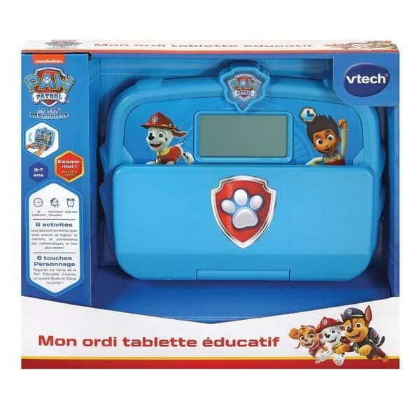 VTECH Educational Tablet Computer - Paw Patrol - Lämplig för barn från 3 år och uppåt - Blå
