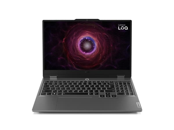 Lenovo LOQ 15ARP9 83JC - 180° saranoitu muotoilu - AMD Ryzen 7 - 7435HS / jopa 4,5 GHz - Win 11 Home - GeForce RTX 4070 - 24 GB RAM - 1 TB SSD NVMe -